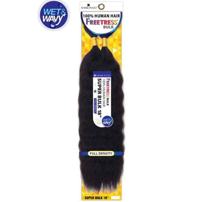 Freetress 100% Human Hair Braids - SUPER BULK 18"