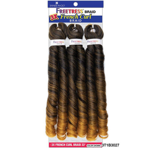 Freetress Braid - 3X FRENCH CURL 22"