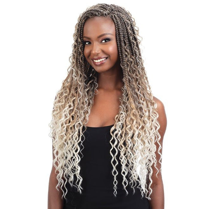 Freetress Pre-Looped Crochet Braids - 3X REBEL BOHO MERMAID BRAID 24"