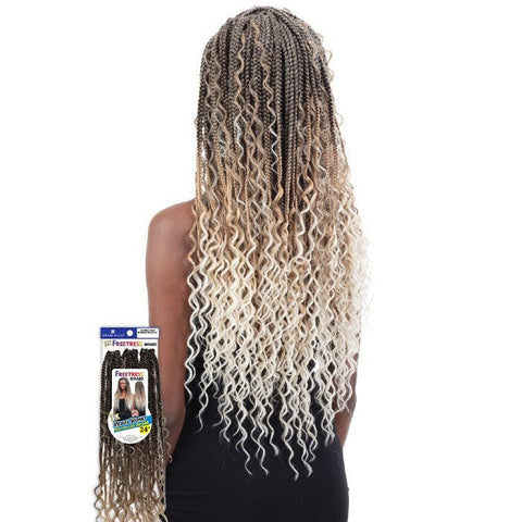 Freetress Pre-Looped Crochet Braids - 3X REBEL BOHO MERMAID BRAID 24"