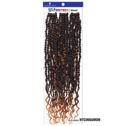 Freetress Braid Pre-Looped Crochet Braids - 3X REBEL BOHO TWIST 22"