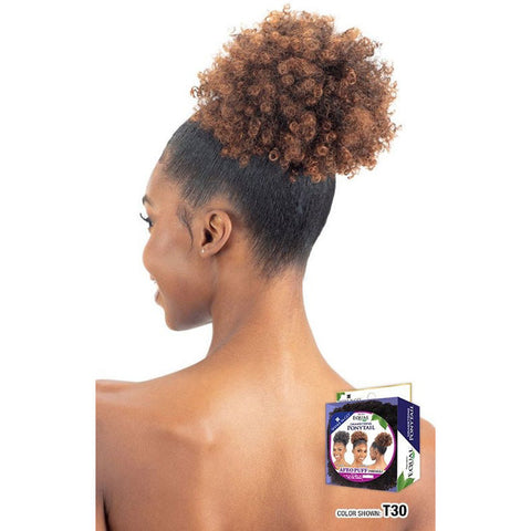 Shake-N-Go Drawstring Ponytail - AFRO PUFF SMALL