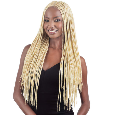 FreeTress Equal Premium Braided HD Lace Front Wig - NAT BOX BRAID 28" - 5X5 lace Parting