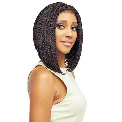 Vanessa Designer Lace Top Braid V-Line HD Lace Front Wig - TBV BOXY 16