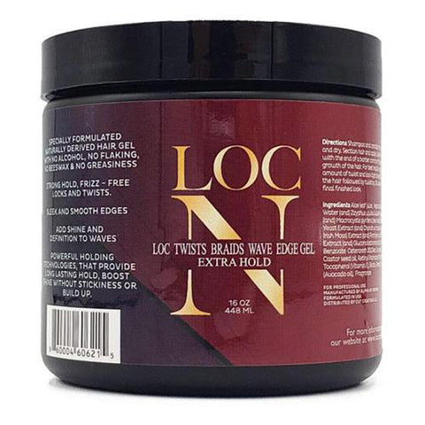 LOC N Twists Braids Wave Edge Gel 16oz - EXTRA HOLD
