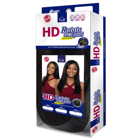 Mane Concept 100% Unprocessed Human Hair HD Lace Front Wig - 11A STRAIGHT 20