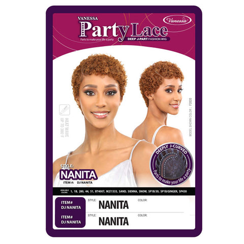 Vanessa Party Lace Deep J-Part Lace Front Wig - DJ NANITA