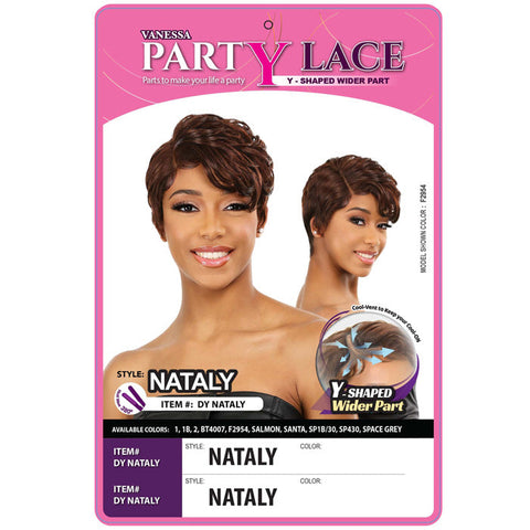 Vanessa PartY Lace Y-Shaped Lace Part Wig - NATALY