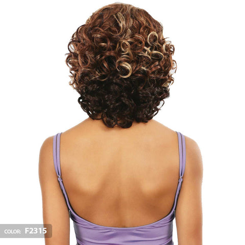 Vanessa PartY Lace Y-Shaped Wider Part Lace Wig - RAVEN