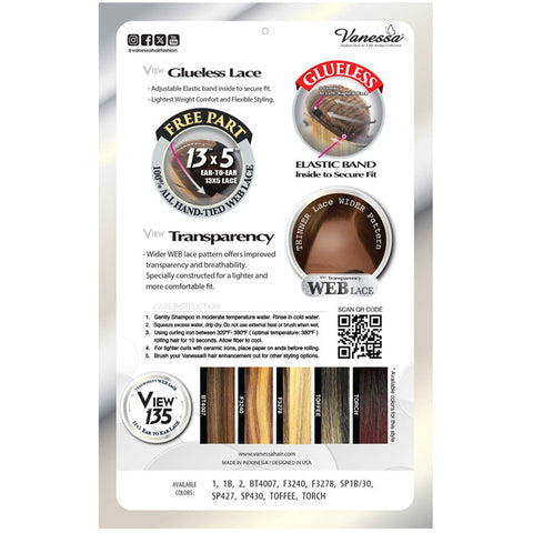 Vanessa View 135 Glueless 13x5 HD Lace Front Wig - VIEW 135 AKELA