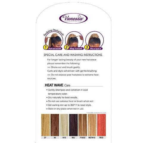 Vanessa Drawstring With Bundle Wrap Express Curl Ponytail - STB COGIC 40