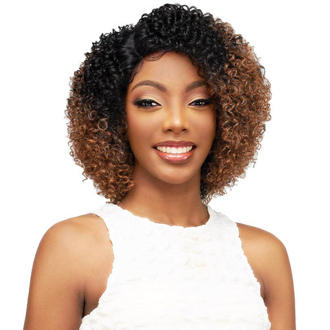 Vanessa Party Lace Synthetic Deep J-Curved HD Lace Part Wig - DJ SOMI