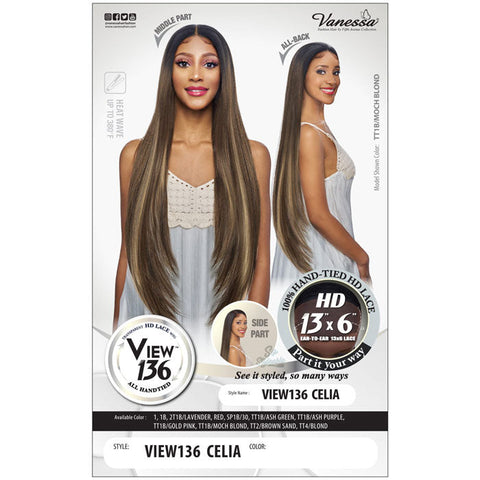 Vanessa Synthetic Hair HD Lace Wig - VIEW136 CELIA