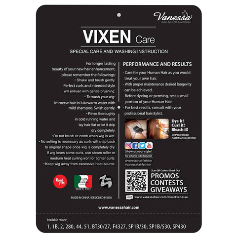 Vanessa Vixen 100% Human Hair Full Wig - HH NEO