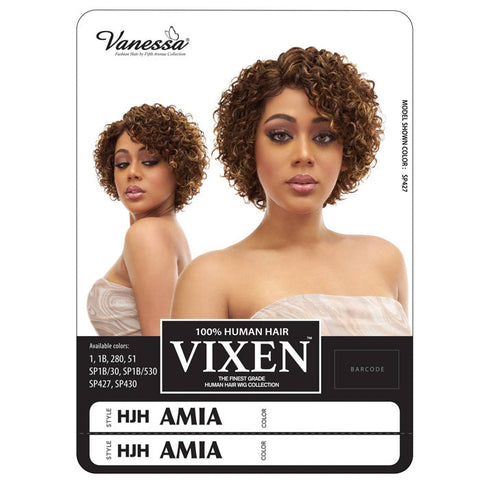 Vanessa Vixen 100% Human Hair Wig - HJH AMIA