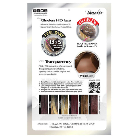 Vanessa View 135 Glueless 13x5 HD Lace Front Wig - VIEW 135 LILO