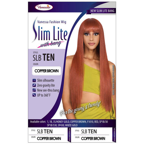 Vanessa Slim Lite with Bang Full Wig - SLB TEN
