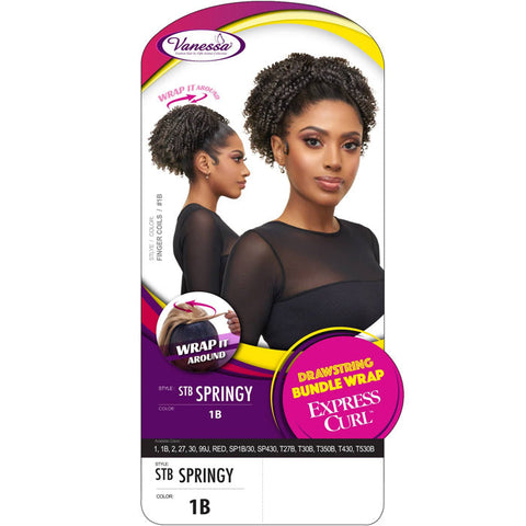 Vanessa Express Curl Drawstring Bundle Wrap Ponytail - STB SPRINGY