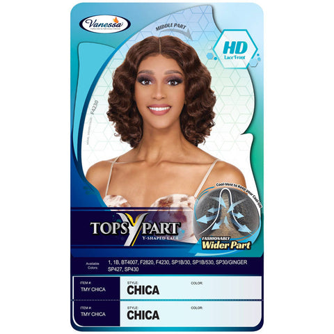 Vanessa Top Lace Y Wide Part HD Lace Front Wig - CHICA