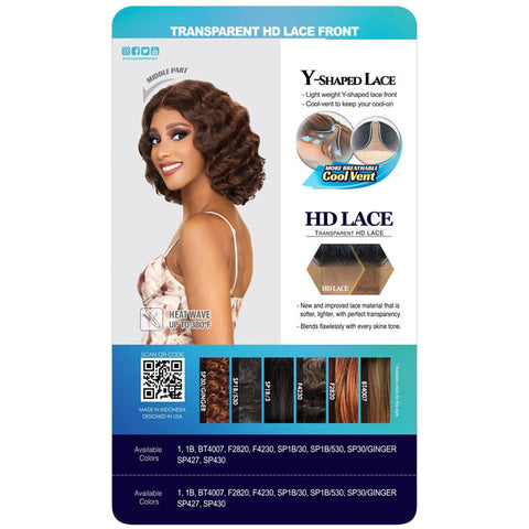 Vanessa Top Lace Y Wide Part HD Lace Front Wig - CHICA