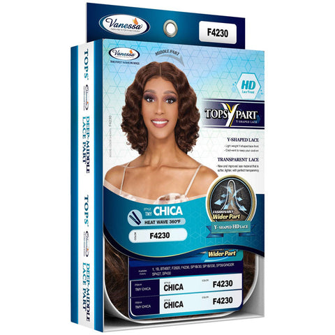 Vanessa Top Lace Y Wide Part HD Lace Front Wig - CHICA
