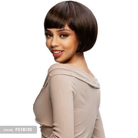 Vivica Fox Pure Comfort Cap 100% Human Hair Full Wig - LIV