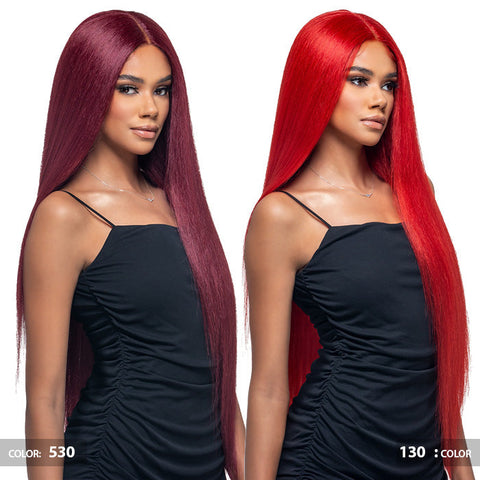 Vivica A Fox Wanna Bee Human Hair Blend 5" Deep Part HD Lace Front Wig - WNB-1