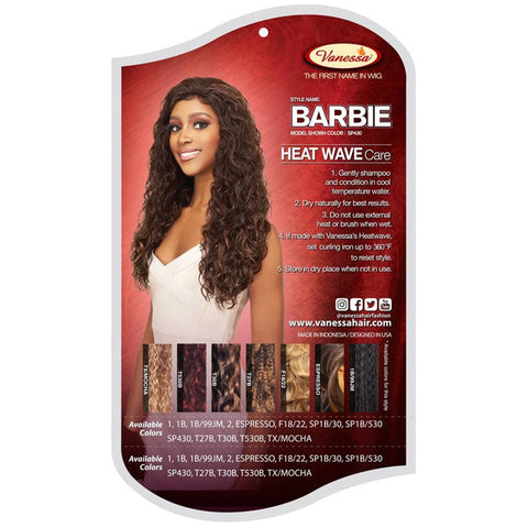 Vanessa Fashion Full Wig - BARBIE