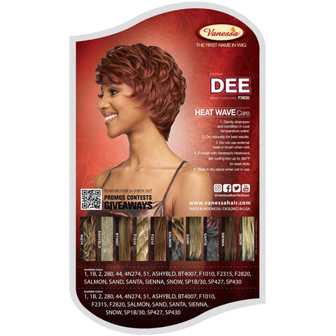 Vanessa Fashion Full Wig - DEE