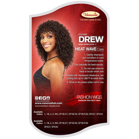 Vanessa Fashion Wig Synthetic Hair Wig - DREW