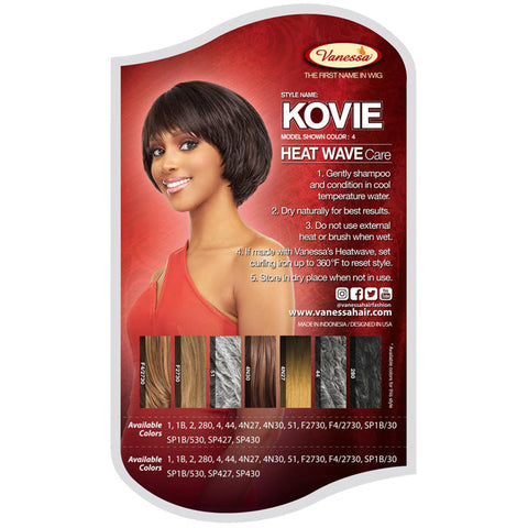 Vanessa Fashion Wig Synthetic Hair Wig - KOVIE