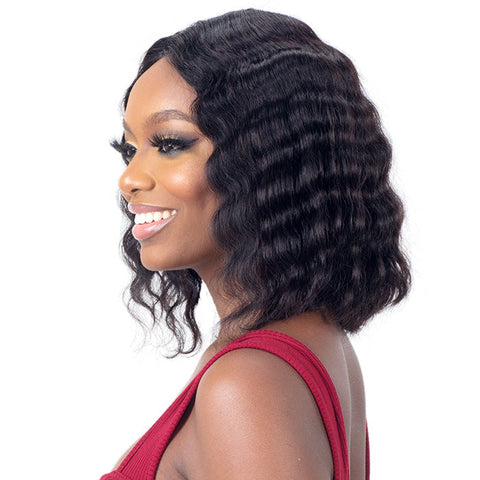 Shake N Go Naked 100% Human Hair 5" center part Premium HD Lace Front Wig 5" center part - ARDEN