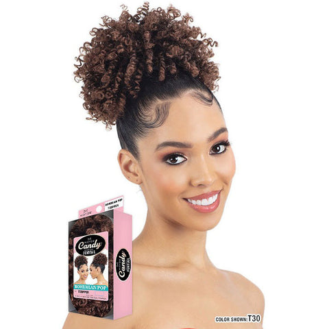 Mayde Candy Drawstring Ponytail - BOHEMIAN POP