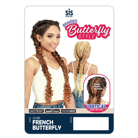 Zury Sis Swiss Braided Hand-Tied Vertical Part Lace Wig - FRENCH BUTTERFLY