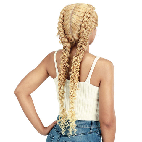 Zury Sis Swiss Braided Hand-Tied Vertical Part Lace Wig - FRENCH BUTTERFLY