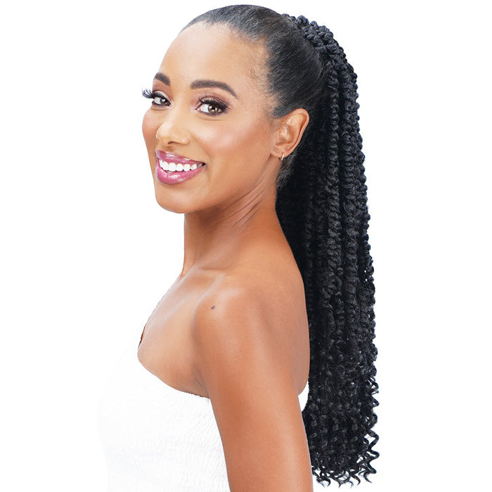 Zury Sis Miss Drawstring Drawstring Braid Ponytail - MISS PASSION TWIST 18"