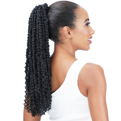 Zury Sis Miss Drawstring Drawstring Braid Ponytail - MISS PASSION TWIST 18"