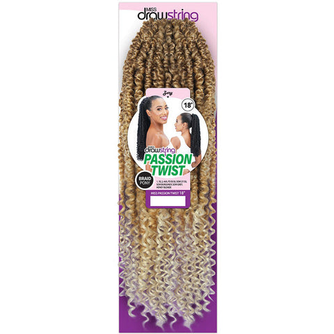 Zury Sis Miss Drawstring Drawstring Braid Ponytail - MISS PASSION TWIST 18"