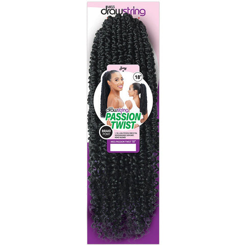 Zury Sis Miss Drawstring Drawstring Braid Ponytail - MISS PASSION TWIST 18"
