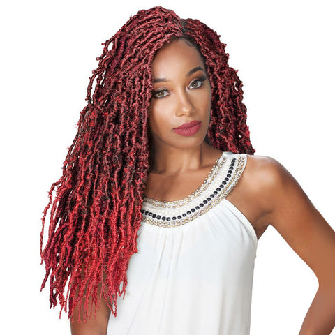Zury Sis Loop Crochet Braid - 2X BUTTERFLY DISTRESSED LOC 20"