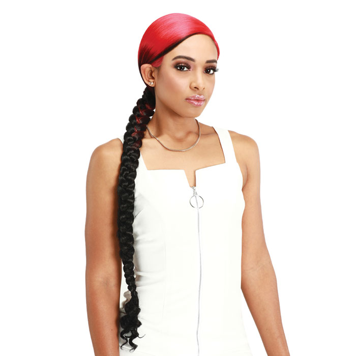 Zury Sis Braided Pony 4.5" Hand-Tied HD Part Lace Wig - LF-RWANDA