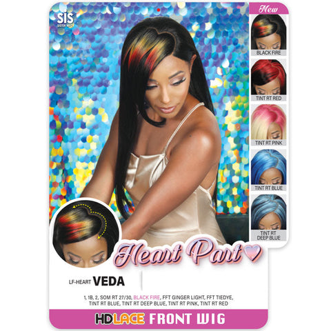 Zury Sis Heart Part HD Lace Front Wig - LF-HEART VEDA