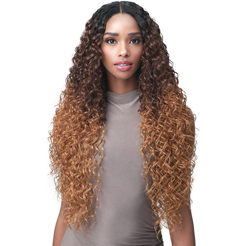 Bobbi Boss 5" Deep Lace Part HD Synthetic Lacefront Wig - MLF584 Rose