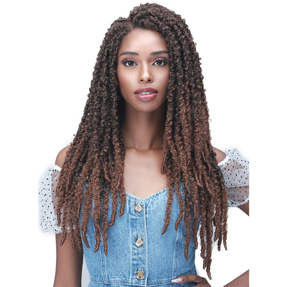 Bobbi Boss Natural Style Wig 4x4 Synthetic Lace Front - MLF615 California Butterfly Locs 26