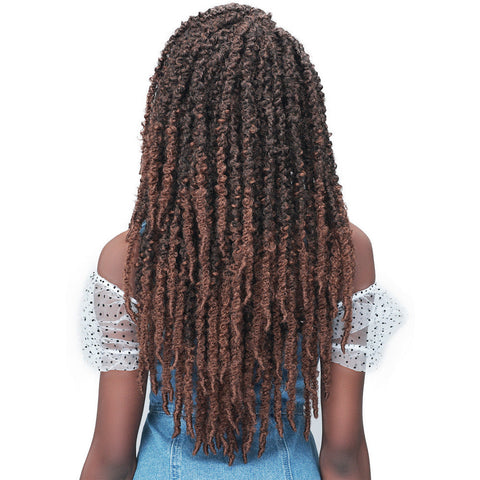 Bobbi Boss Natural Style Wig 4x4 Synthetic Lace Front - MLF615 California Butterfly Locs 26