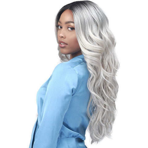 Bobbi Boss 4.5" Deep Part HD Synthetic Lace Front Wig - MLF379 Gardenia