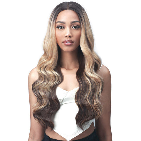 Bobbi Boss Boss Lace 5" Deep Lace Part Chunky Highlights Synthetic Lace Front Wig - MLF554 Rosewood