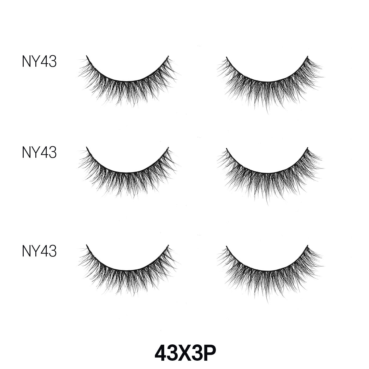 3D NY MINK 3 PAIRS VALUE PACK