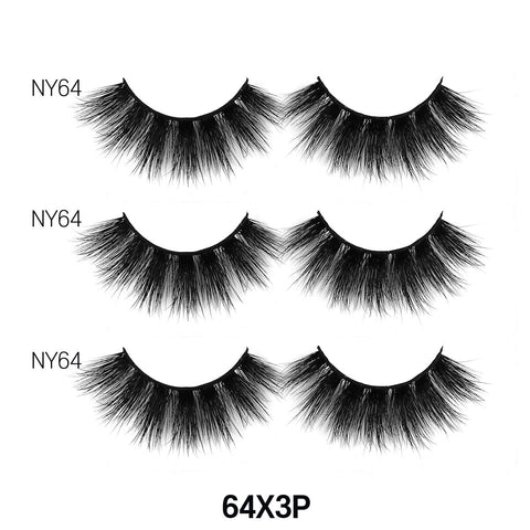 3D NY MINK 3 PAIRS VALUE PACK