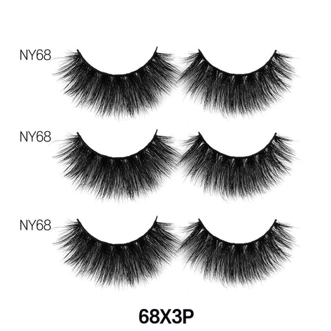 3D NY MINK 3 PAIRS VALUE PACK